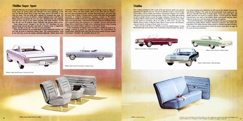 1965 Chev Chevelle Brochure Page 4